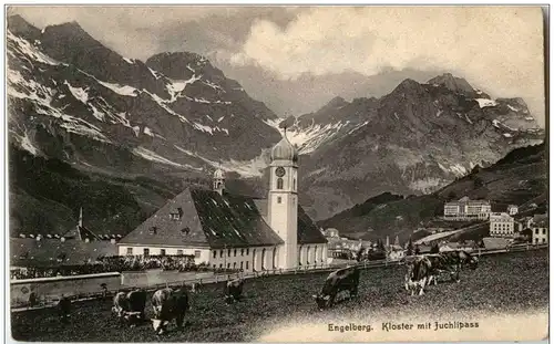 Engelberg - Kloster mit Juchlipass -132864