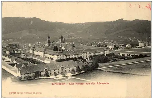 Einsiedeln - Das Kloster Rückseite -132658