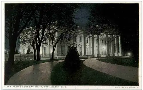 Washington DC - White House at Night -131164