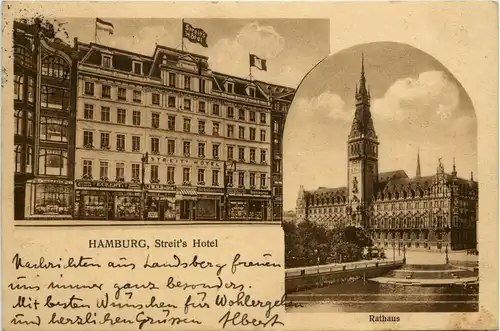 Hamburg, Streits Hotel, Rathaus -345188