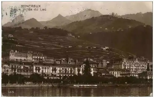 Montreux prise du Lac -133108