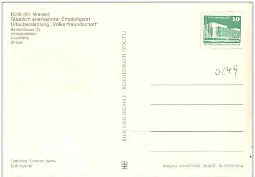 Klink Kr. Waren -131650