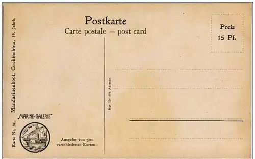 Chr. Rave - Mandarinenboot - Cohinchina -130266
