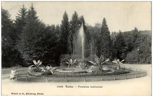 Baden - Fontaine lumineuse -174630