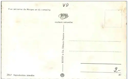 Vue aerienne de Morges -133424