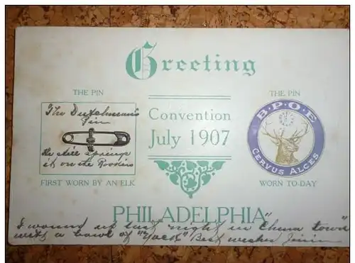 Philadelphia - Greeting Convention July 1907 -131806