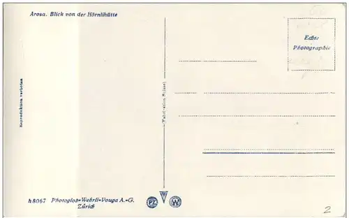 Arosa - blick von der Hörnlihütte -133218