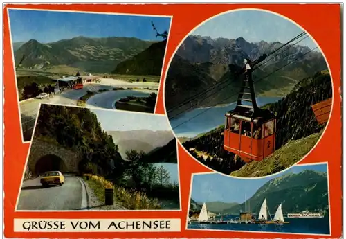 Gruss vom Achensee - Seilbahn -131752