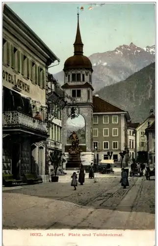 Altdorf - Platz und Telldenkmal -132204