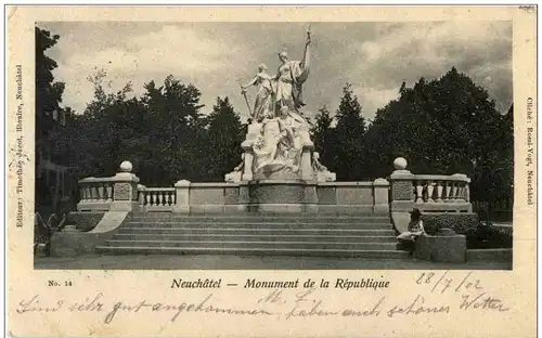 Neuchatel - Monument de la Republique -133392
