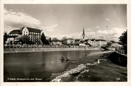 Villach, Draupartie mit Moser -345668