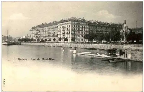 Geneve - Quai du Mont Blanc -133514