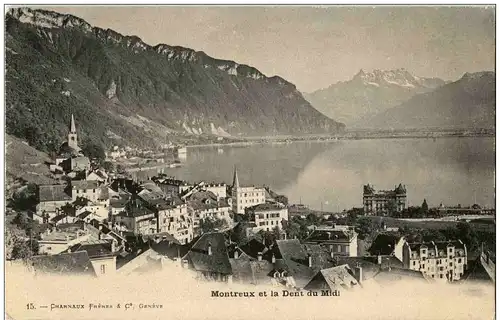 Montreux et la Dent du Midi -133432