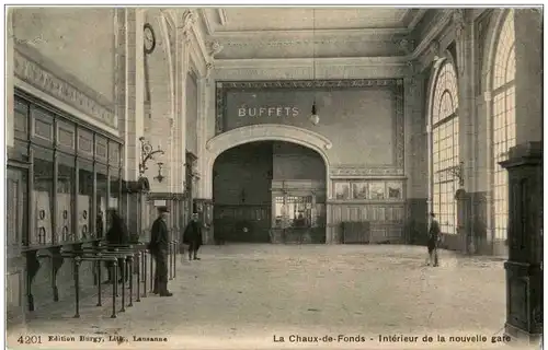 La Chaux de Fonds - Interieur de la nouvelle gare -175124