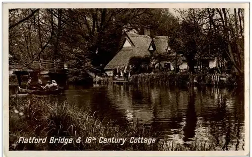 Flatford Bridge & 16th Century Cottage -130732