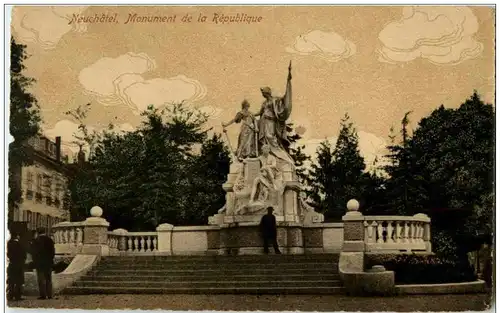 Neuchatel - Monument de la Republique -175246