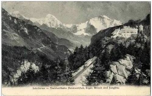 Interlaken - Drahtseilbahn Heimwehfluh -132384