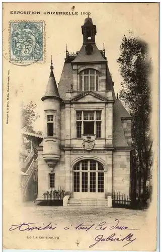 Paris - Exposition Universelle 1900 - Le Luxembourg -131026