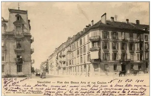 Neuchatel - Rue des Beaux Arts -175418