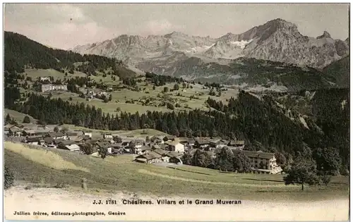 Chesieres - Villars et le Grand Muveran -133010