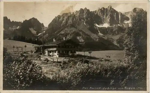 Das Kaisergebirge von Süden -346248