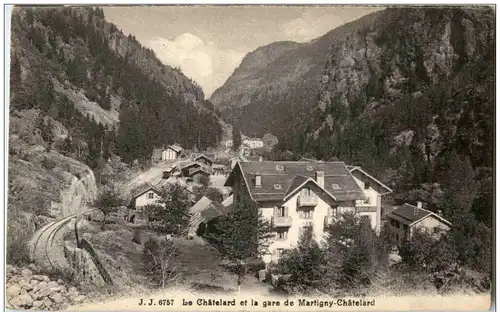 Le Chatelard et la Gare de Martigny Chatelard -132590