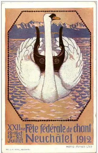 Neuchatel - Fete federale de chant 1912 -175230