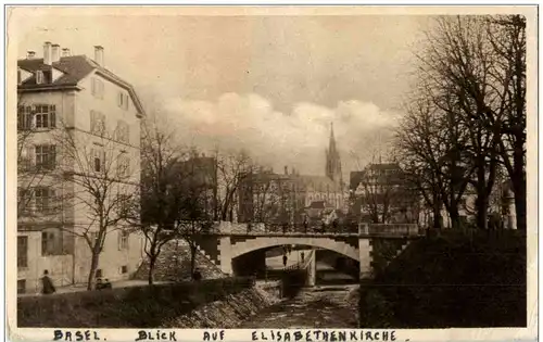 Basel - Blick uaf Elisabethenkirche -132836