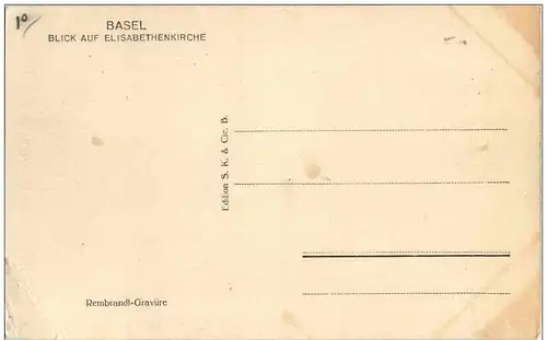 Basel - Blick uaf Elisabethenkirche -132836