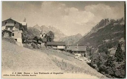 Gryon - Les Diablerefs et Argentine -133124