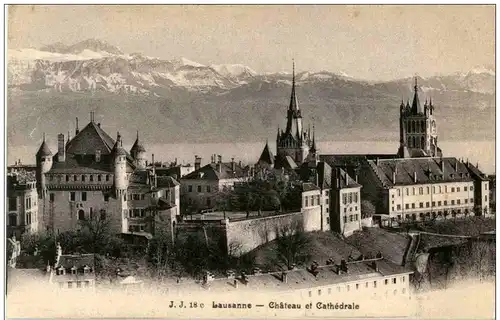 Lausanne - Chateau et Cathedrale -133732