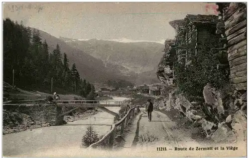 Route de Zermatt et la Viege -132922