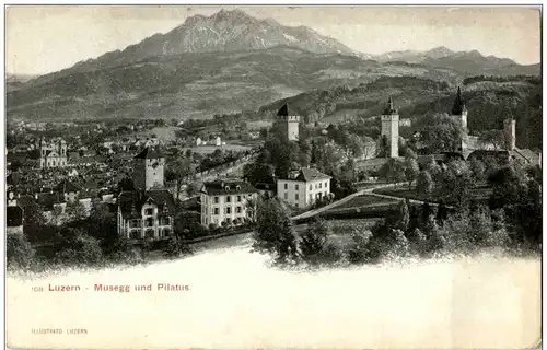 Luzern - Musegg und Pilatus -133078