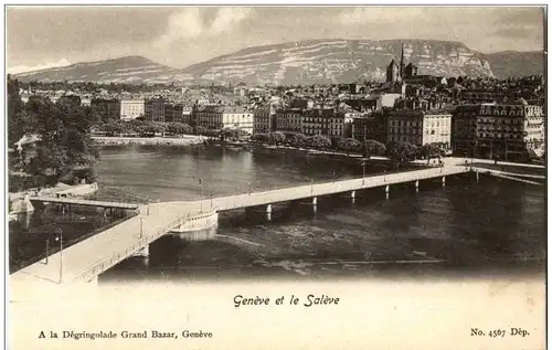 Geneve et le Saleve -133646