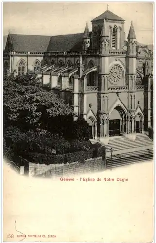 Geneve - l Eglise de Notre Dame -133522