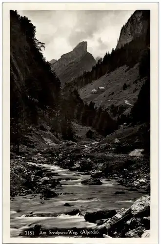 Am Seealpsee Weg Alpstein -133288