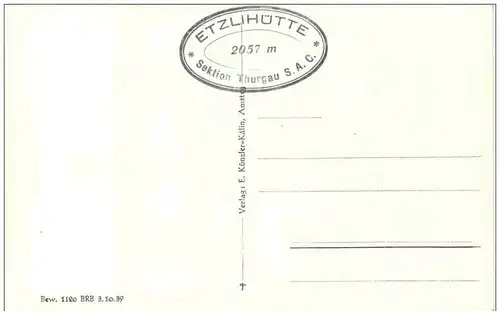 Etzli Hütte mit Piz Giuf - Berghütte -134170