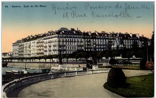 Geneve - Quai du Mt. Blanc -133798