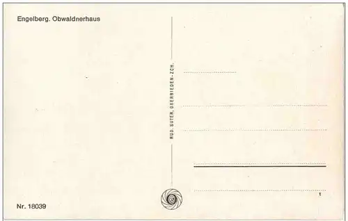 Engelberg - Obwaldnerhaus -133990