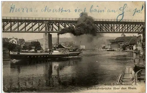 Schaffhausen - Eisenbahnbrücke -175018