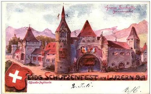 Luzern - Eidgen. Schützenfest 1901 -134404