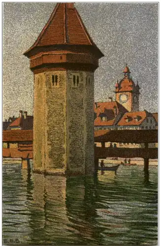 Luzern - Wasserturm - Ernst E. Schlatter -134346