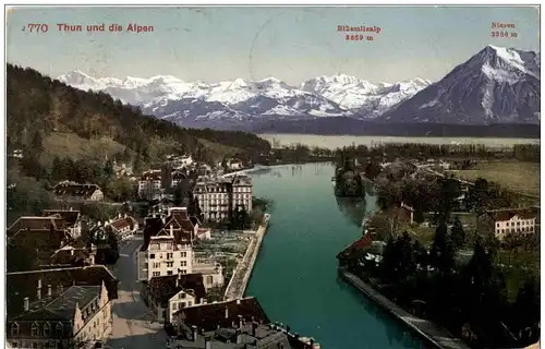 Thun und die Alpen -134654