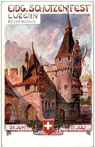 Luzern - Eidgen. Schützenfest 1901 -134406