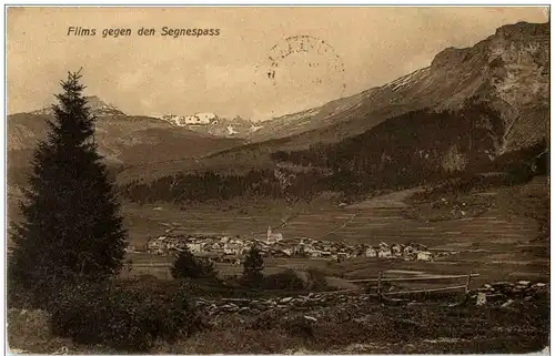 Flims gegen den Segnepass -132368