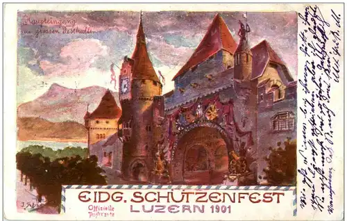 Luzern - Eidg. Schützenfest 1901 -134356