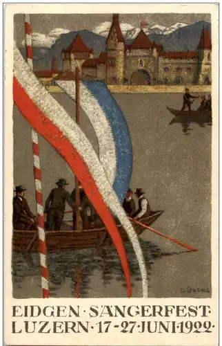 Luzern - Eidgen. Sängerfest 1922 -134396