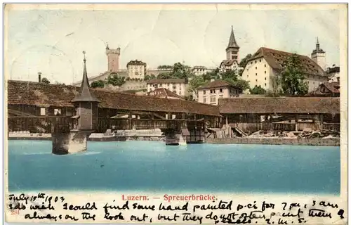 Luzern - Spreuerbrücke -134416