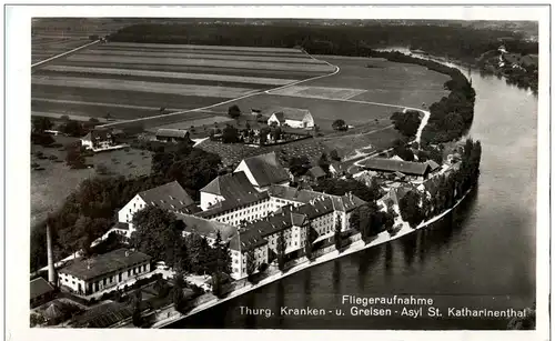 St. Katharinenthal - Thurg. Kranken und Greisen Asyl - Fliegeraufnahme -134496