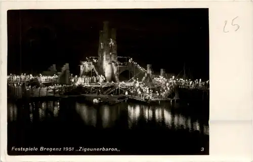 Bregenz, Festspiele -Zigeunerbaron 1951 -347908